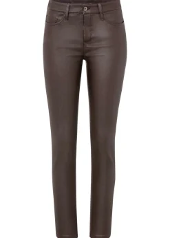 bonprix bonprix Pantalones>Pantalón elástico de mezcla de viscosa marrón