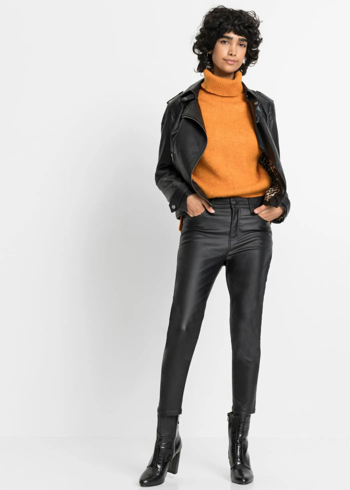 Mujer bonprix bonprix Pantalón elástico de mezcla de viscosa