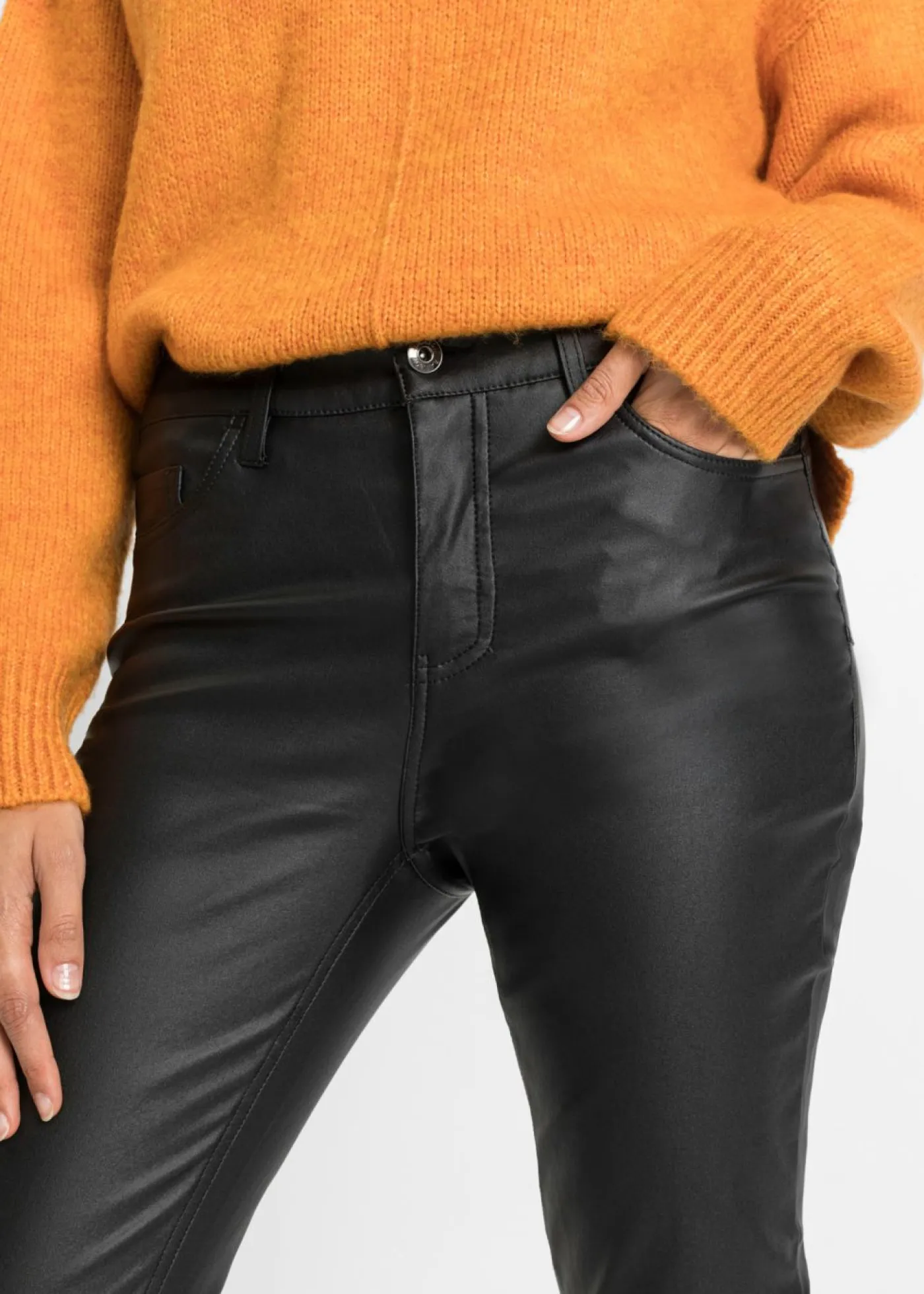 Mujer bonprix bonprix Pantalón elástico de mezcla de viscosa