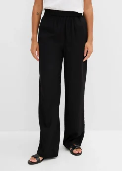 Mujer bonprix bonprix Pantalón elástico de viscosa con cinturilla cómoda