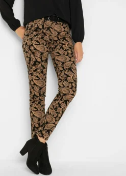 Mujer bonprix bonprix Pantalón elástico estampado