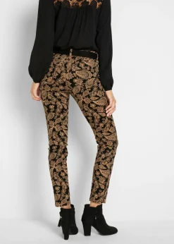 Mujer bonprix bonprix Pantalón elástico estampado