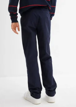 Niños bonprix bonprix Pantalón elástico tipo chino con cintura ajustable y corte ajustado/recto