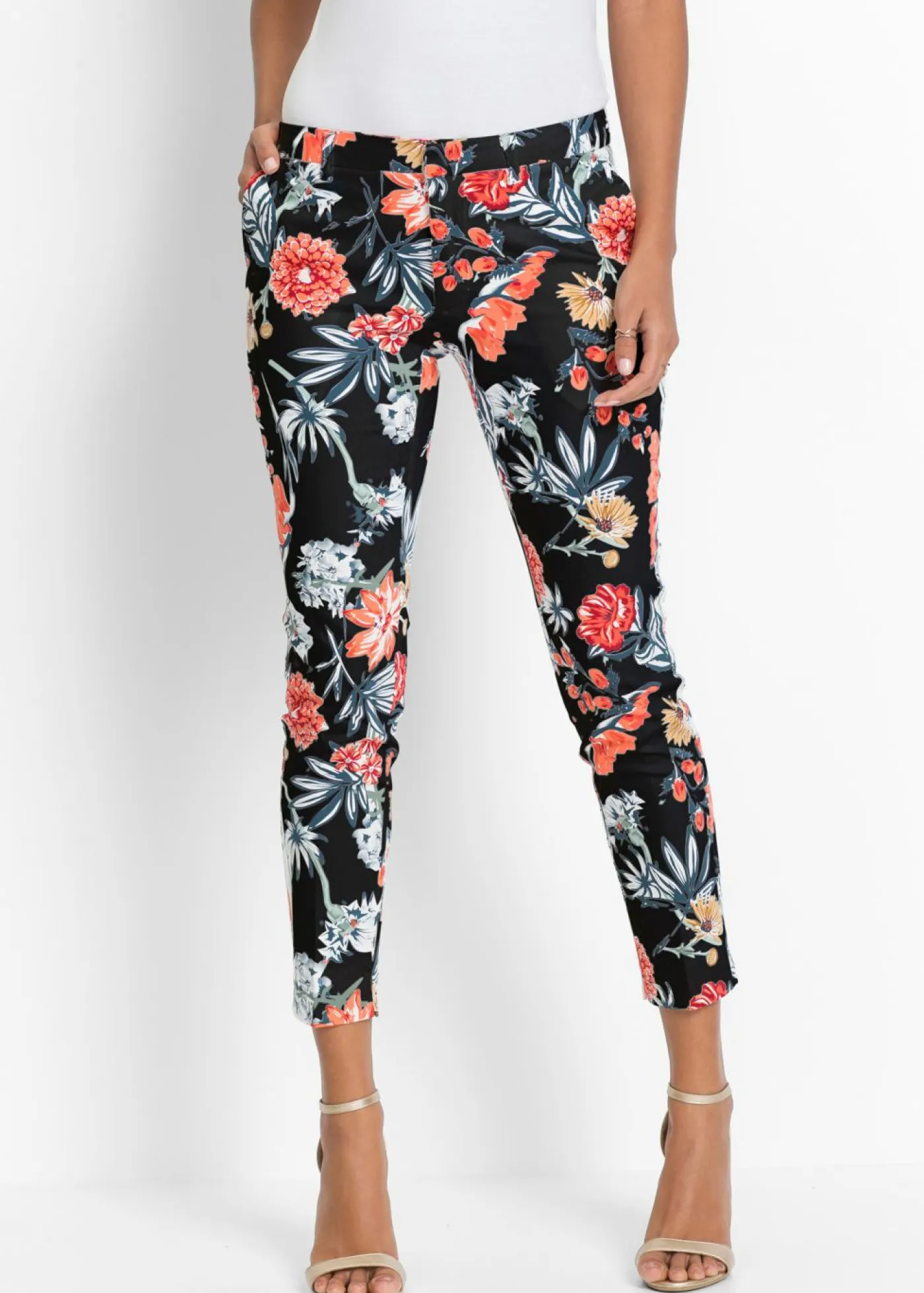 Mujer bonprix bonprix Pantalón elásticos 7/8