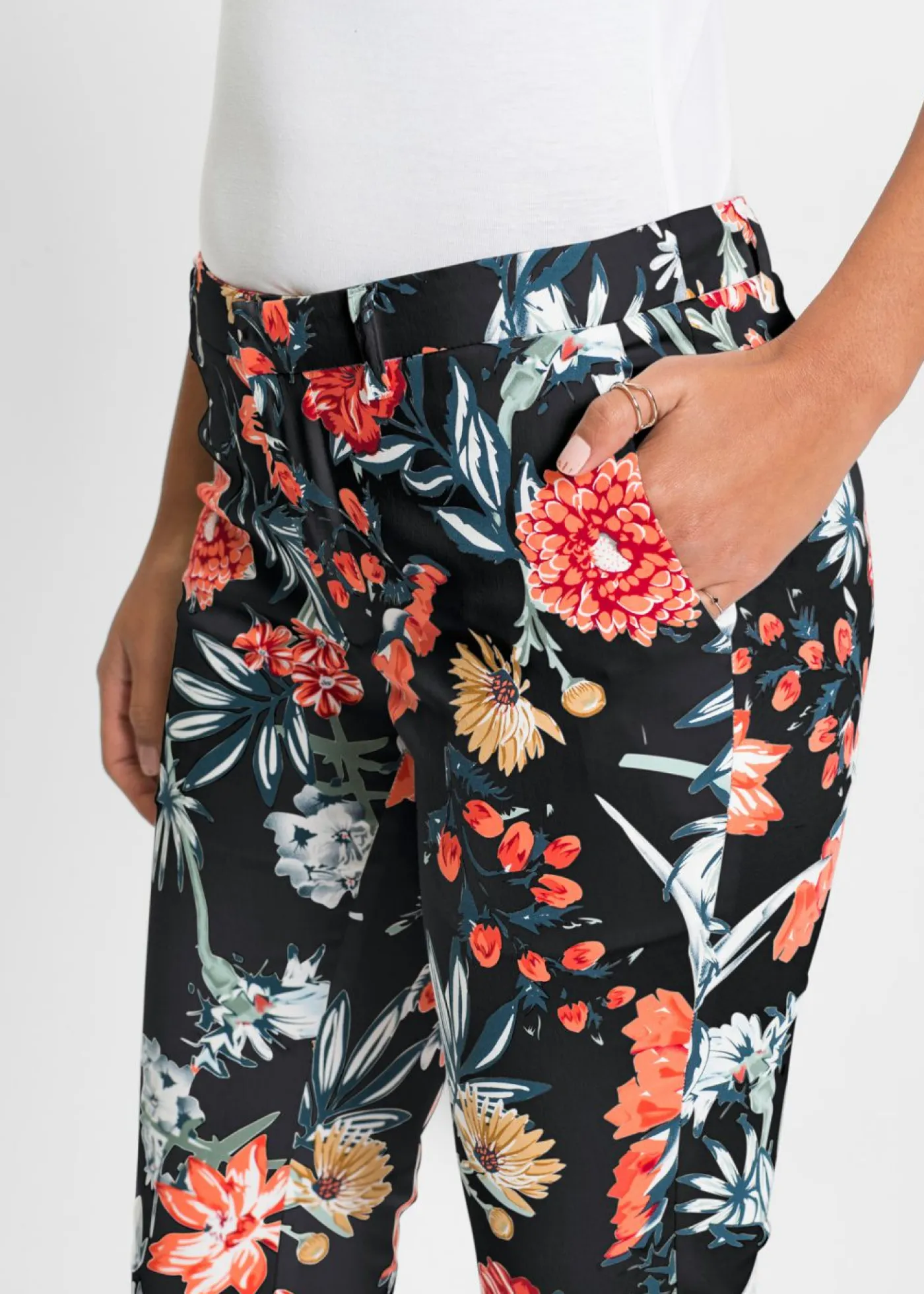 Mujer bonprix bonprix Pantalón elásticos 7/8