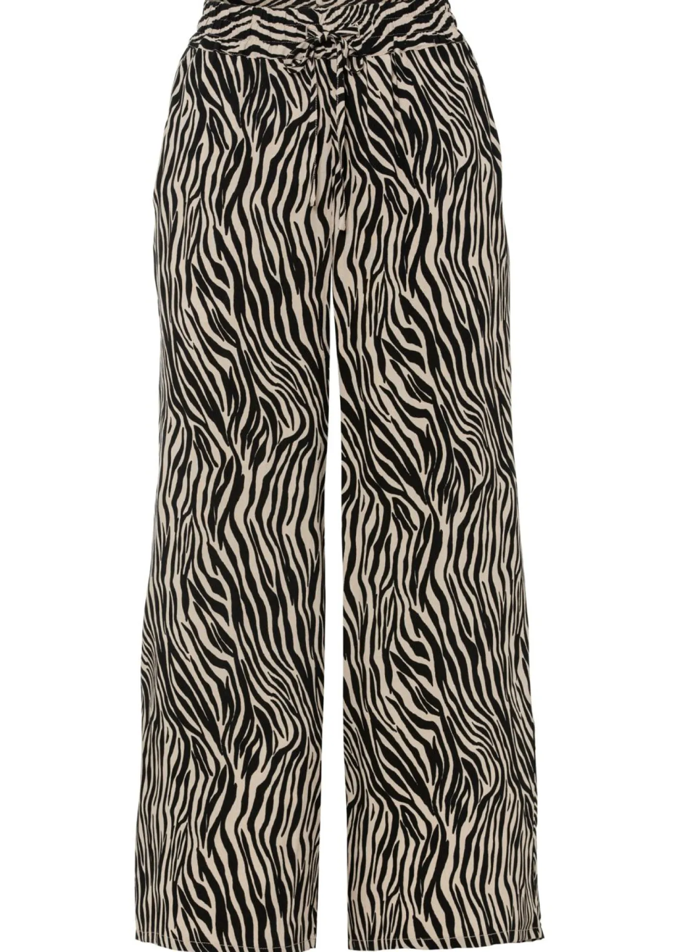 Mujer bonprix bonprix Pantalón estampado de viscosa fluida