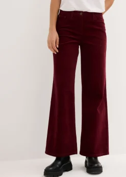 bonprix bonprix Pantalones>Pantalón estilo Marlene de pana rojo avellana