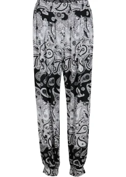 Mujer bonprix bonprix Pantalón harem de punto de mezcla de viscosa fluida