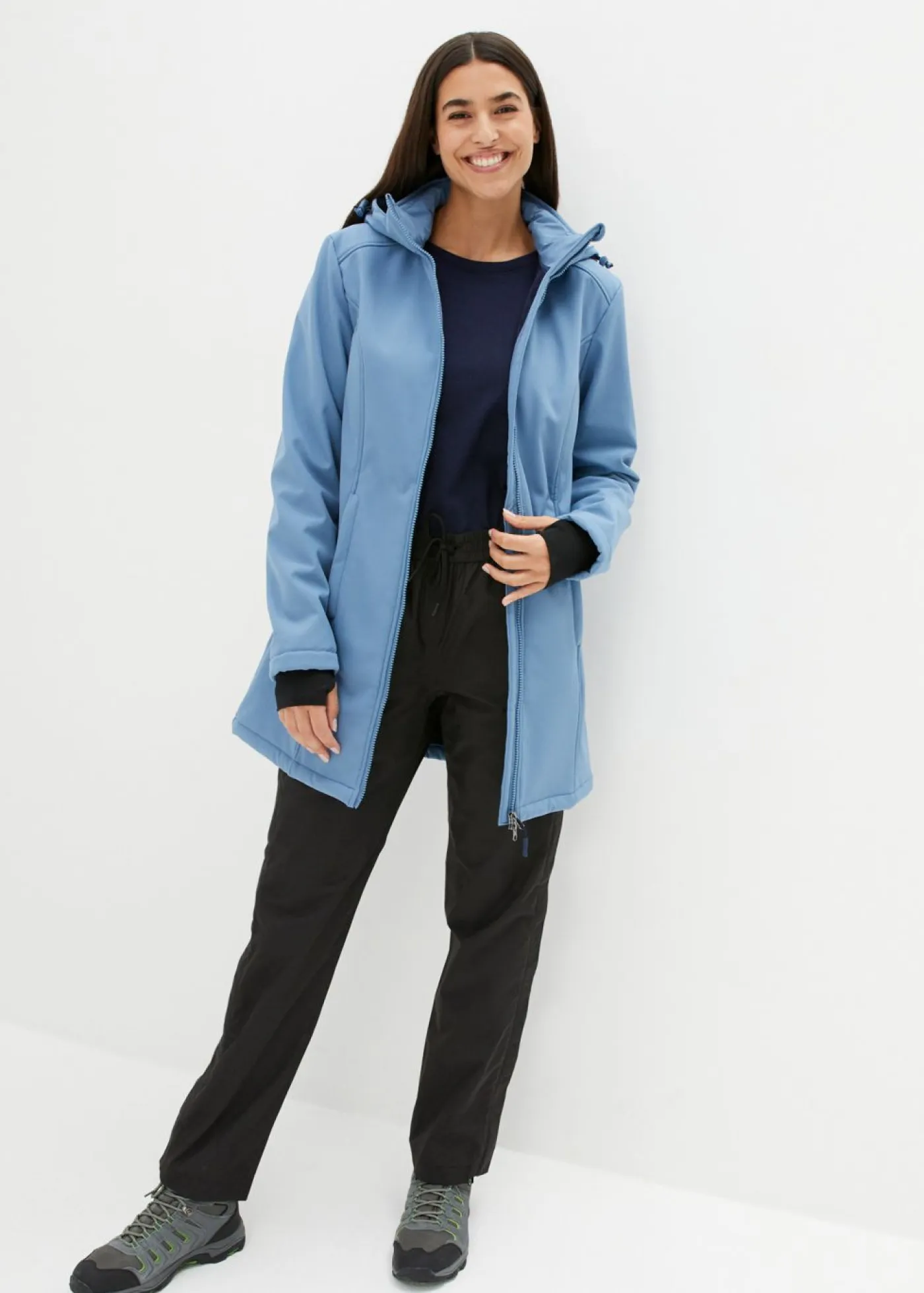 bonprix bonprix Ropa Para El Aire Libre|Ropa Deportiva>Pantalón impermeable Negro