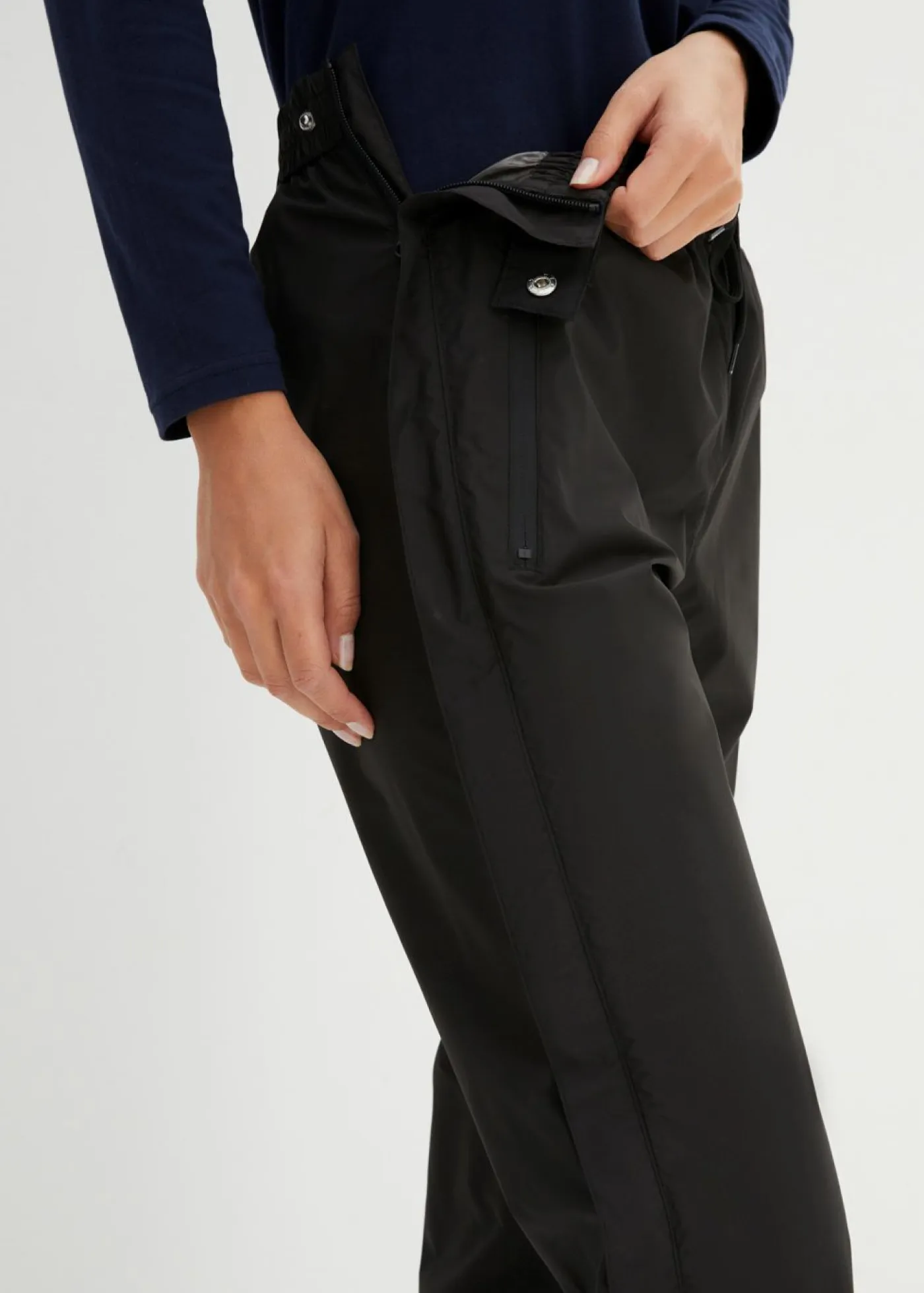 bonprix bonprix Ropa Para El Aire Libre|Ropa Deportiva>Pantalón impermeable Negro
