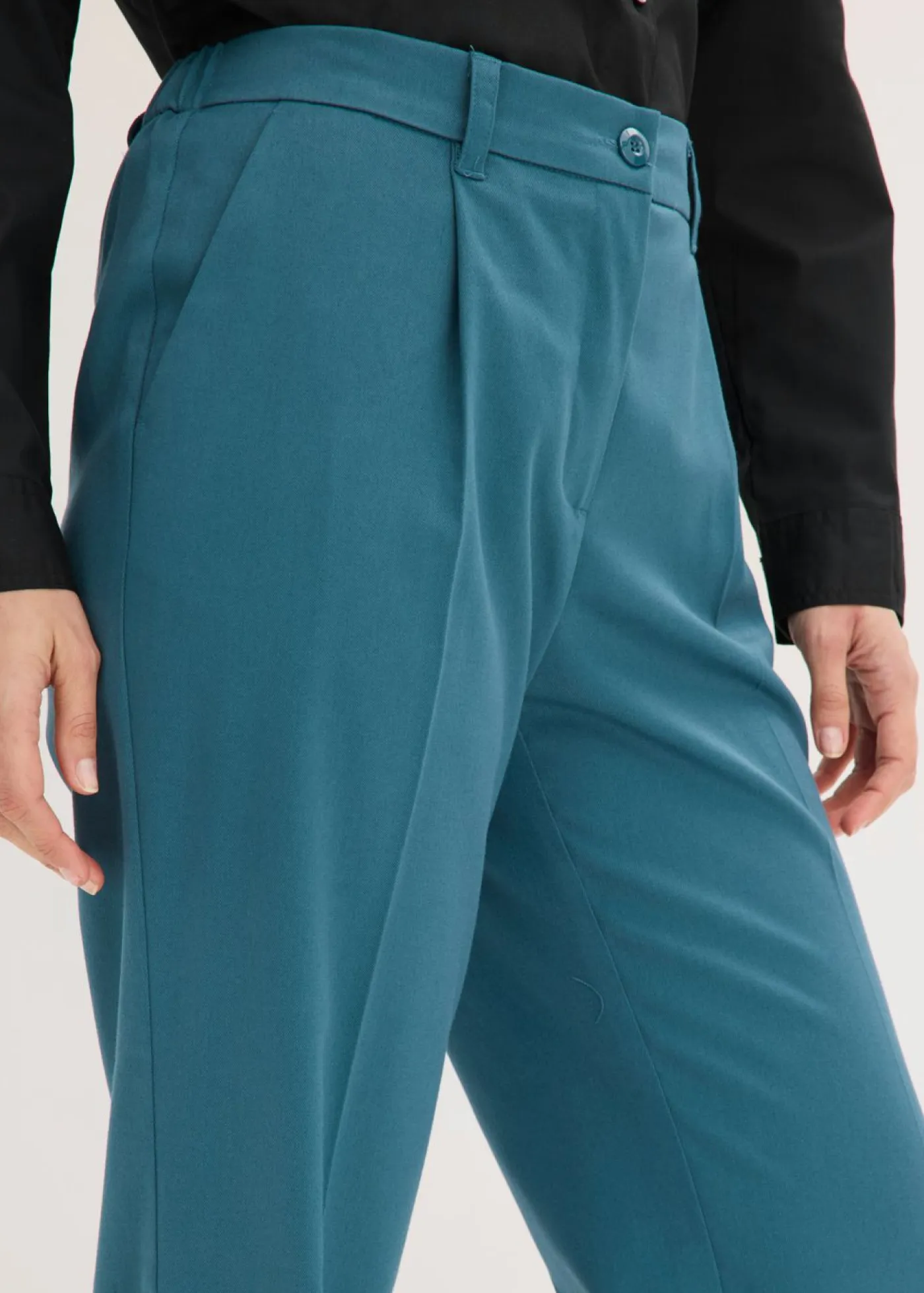 bonprix bonprix Pantalones|Tallas Pequeñas>Pantalón Marlene verde pimiento