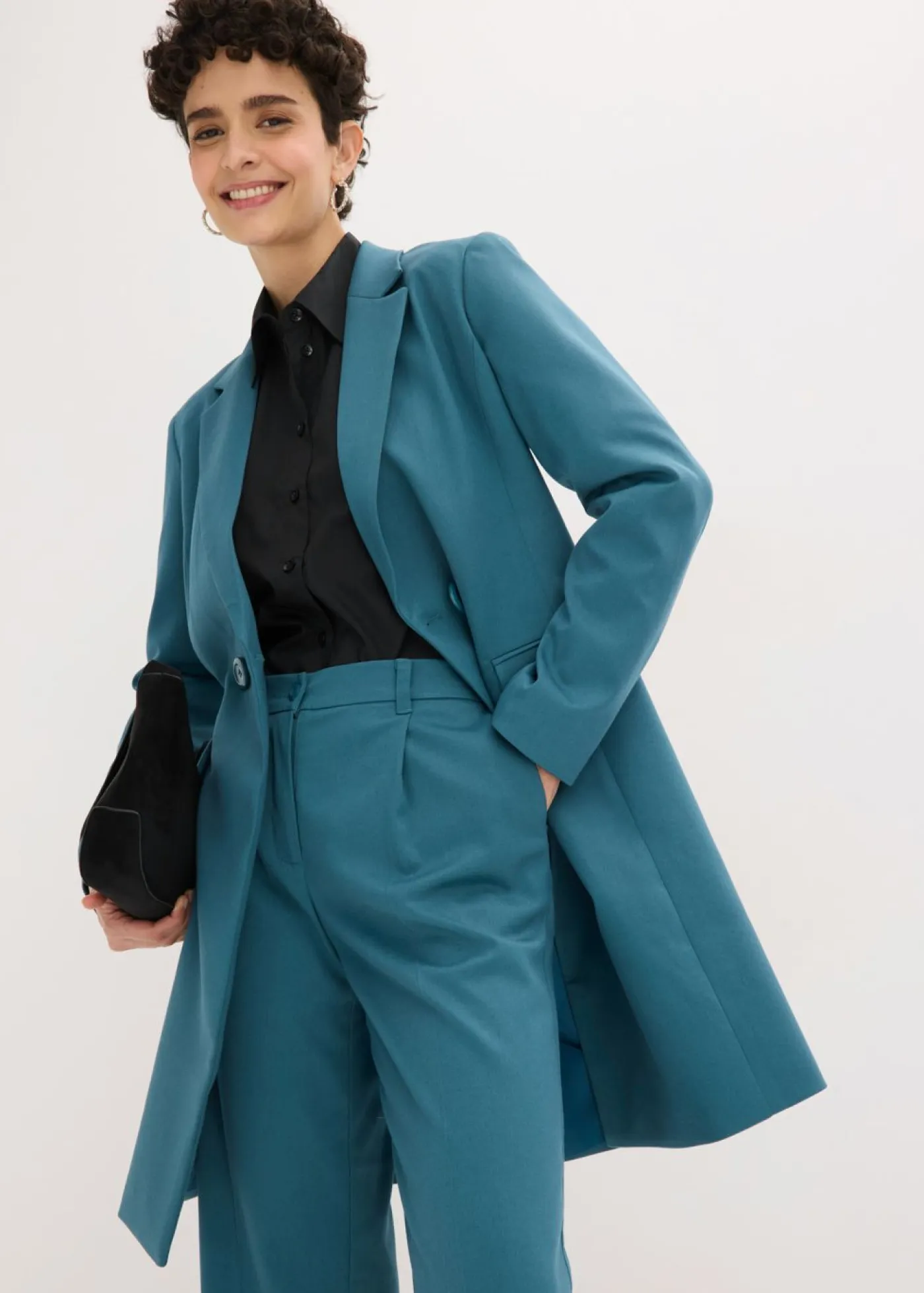 bonprix bonprix Pantalones|Tallas Pequeñas>Pantalón Marlene verde pimiento