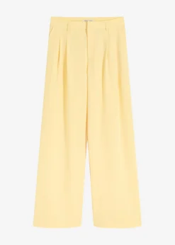 bonprix bonprix Pantalones|Ropa Elegante>Pantalón Marlene Amarillo claro