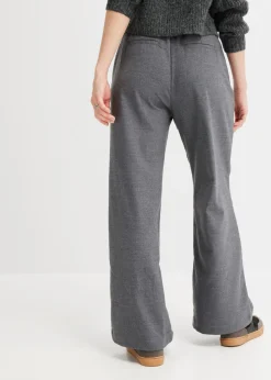 Mujer bonprix bonprix Pantalón Marlene con aspecto de lana
