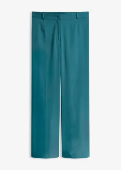 bonprix bonprix Tallas Pequeñas>Pantalón Marlene con cinturilla cómoda verde pimiento