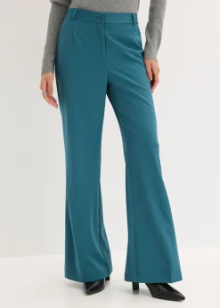 bonprix bonprix Tallas Pequeñas>Pantalón Marlene con cinturilla cómoda verde pimiento