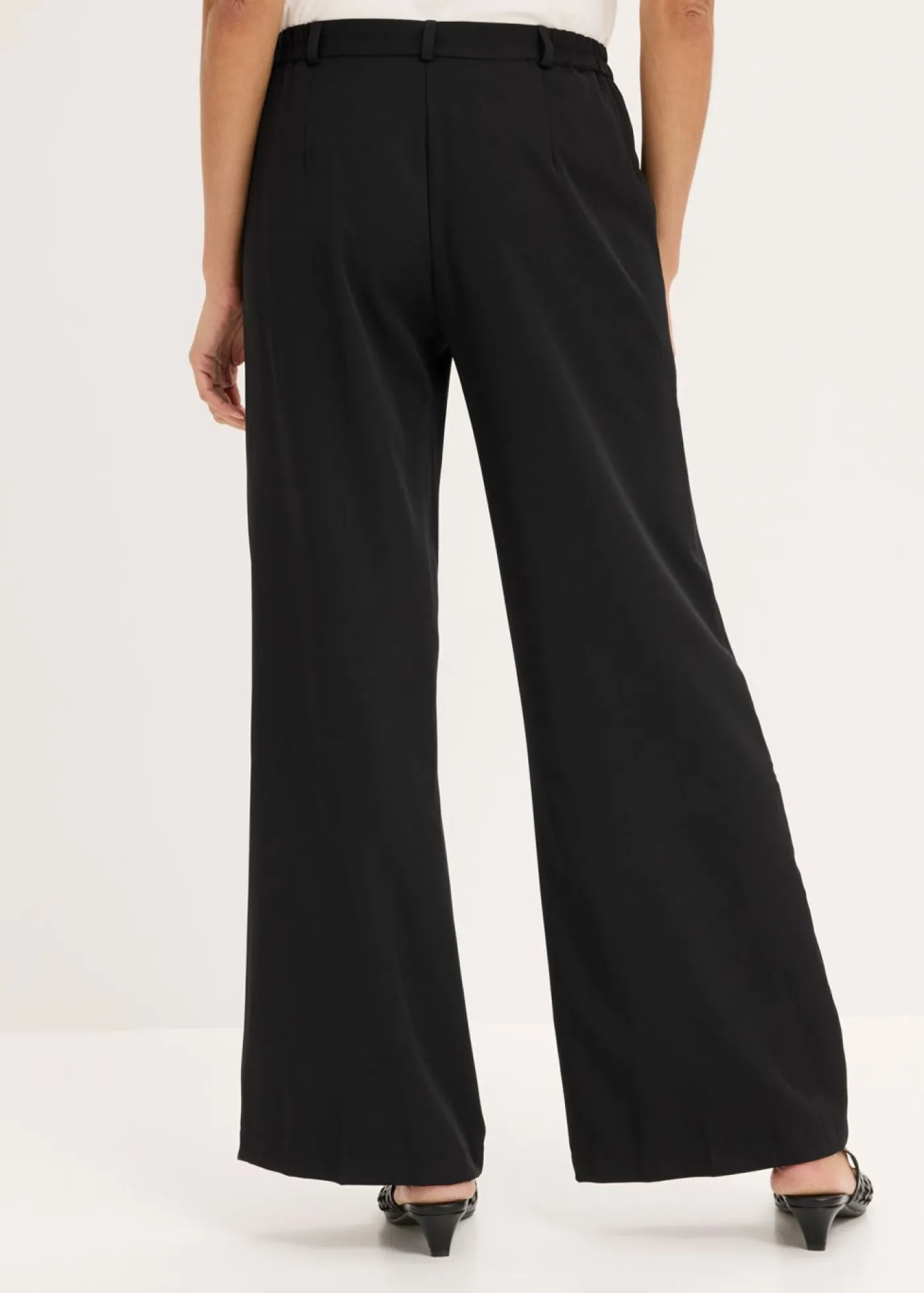 bonprix bonprix Pantalones>Pantalón Marlene con cinturilla cómoda Negro