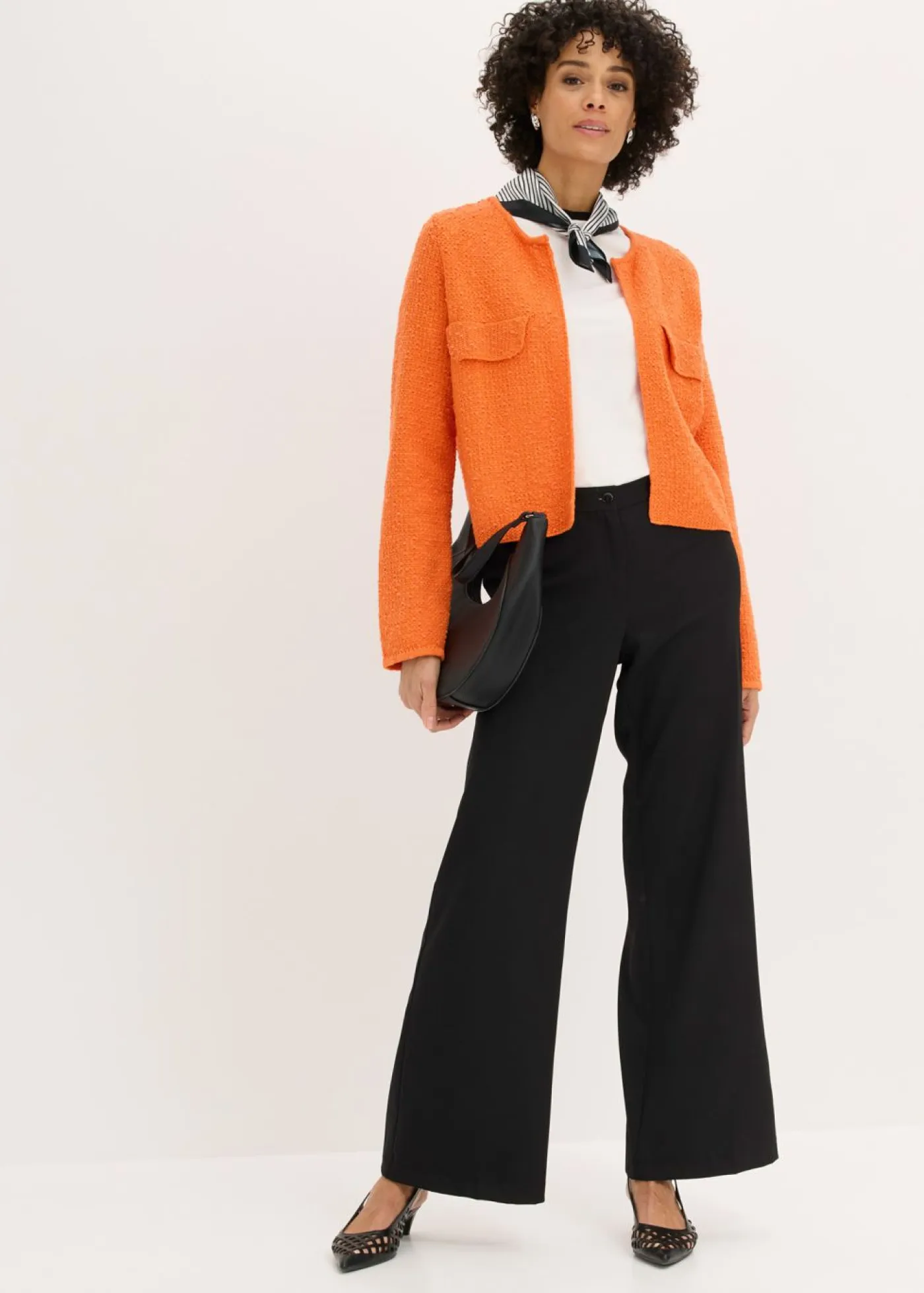 bonprix bonprix Pantalones>Pantalón Marlene con cinturilla cómoda Negro