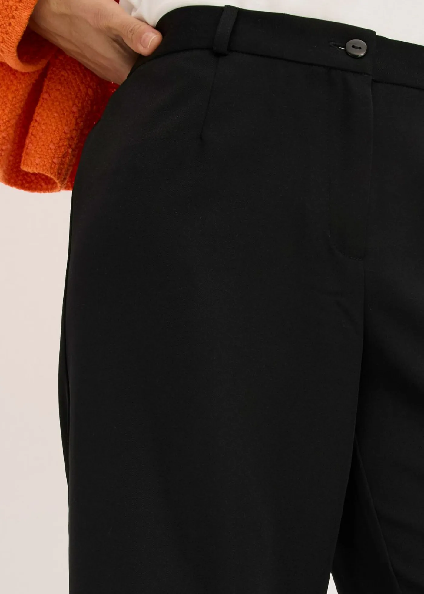 bonprix bonprix Pantalones>Pantalón Marlene con cinturilla cómoda Negro