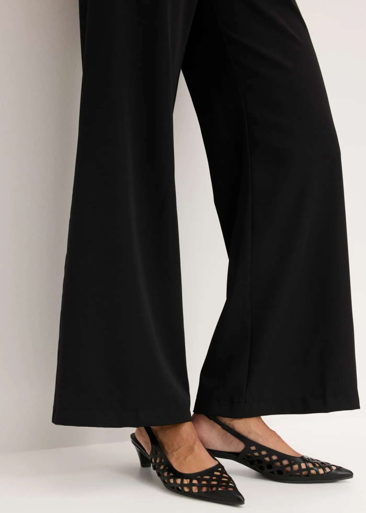 bonprix bonprix Pantalones>Pantalón Marlene con cinturilla cómoda Negro