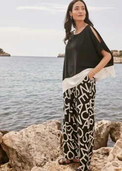 Mujer bonprix bonprix Pantalón Marlene con cinturón