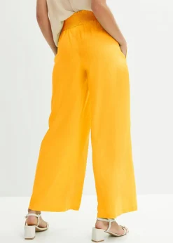 Mujer bonprix bonprix Pantalón Marlene de mezcla vaporosa de lino