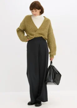 Mujer bonprix bonprix Pantalón Marlene de mezcla de viscosa fluida