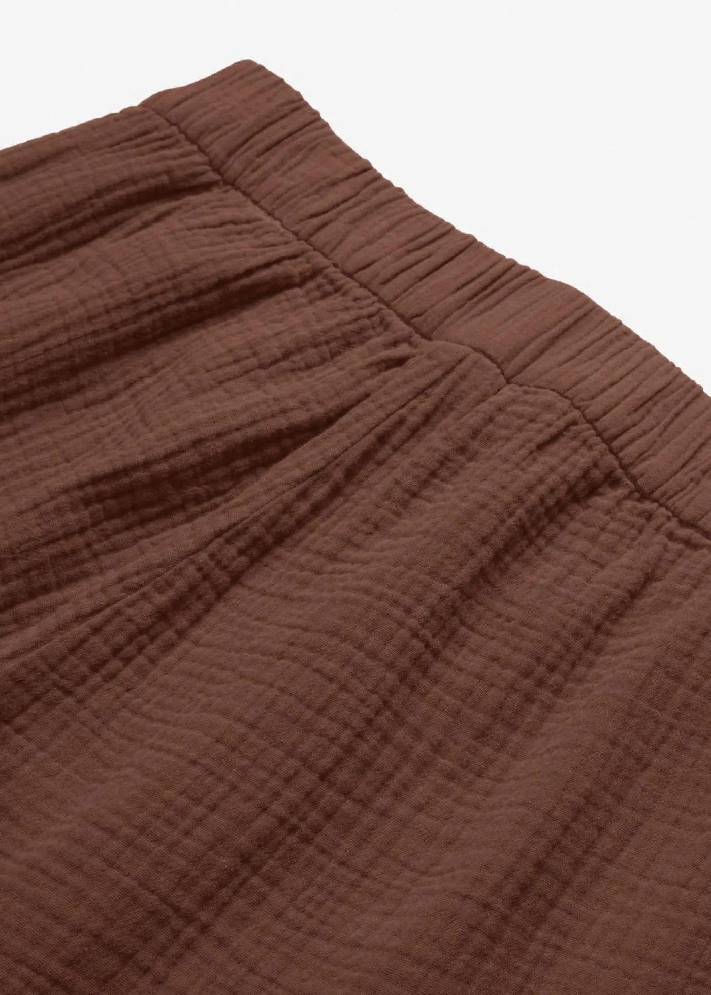 bonprix bonprix Pantalones|Novedades>Pantalón Marlene de muselina de algodón marrón