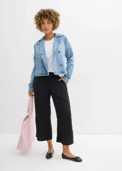 Mujer bonprix bonprix Pantalón Marlene de muselina de algodón