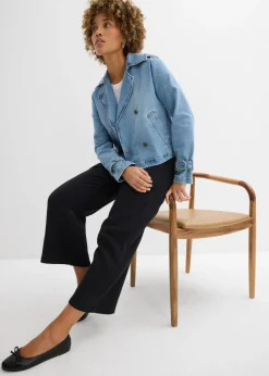 Mujer bonprix bonprix Pantalón Marlene de muselina de algodón