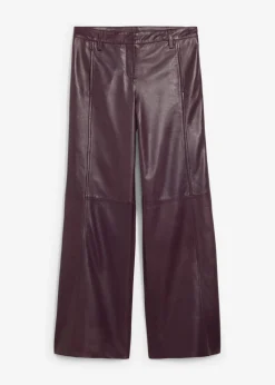 Mujer bonprix bonprix Pantalón Marlene de napa de cordero