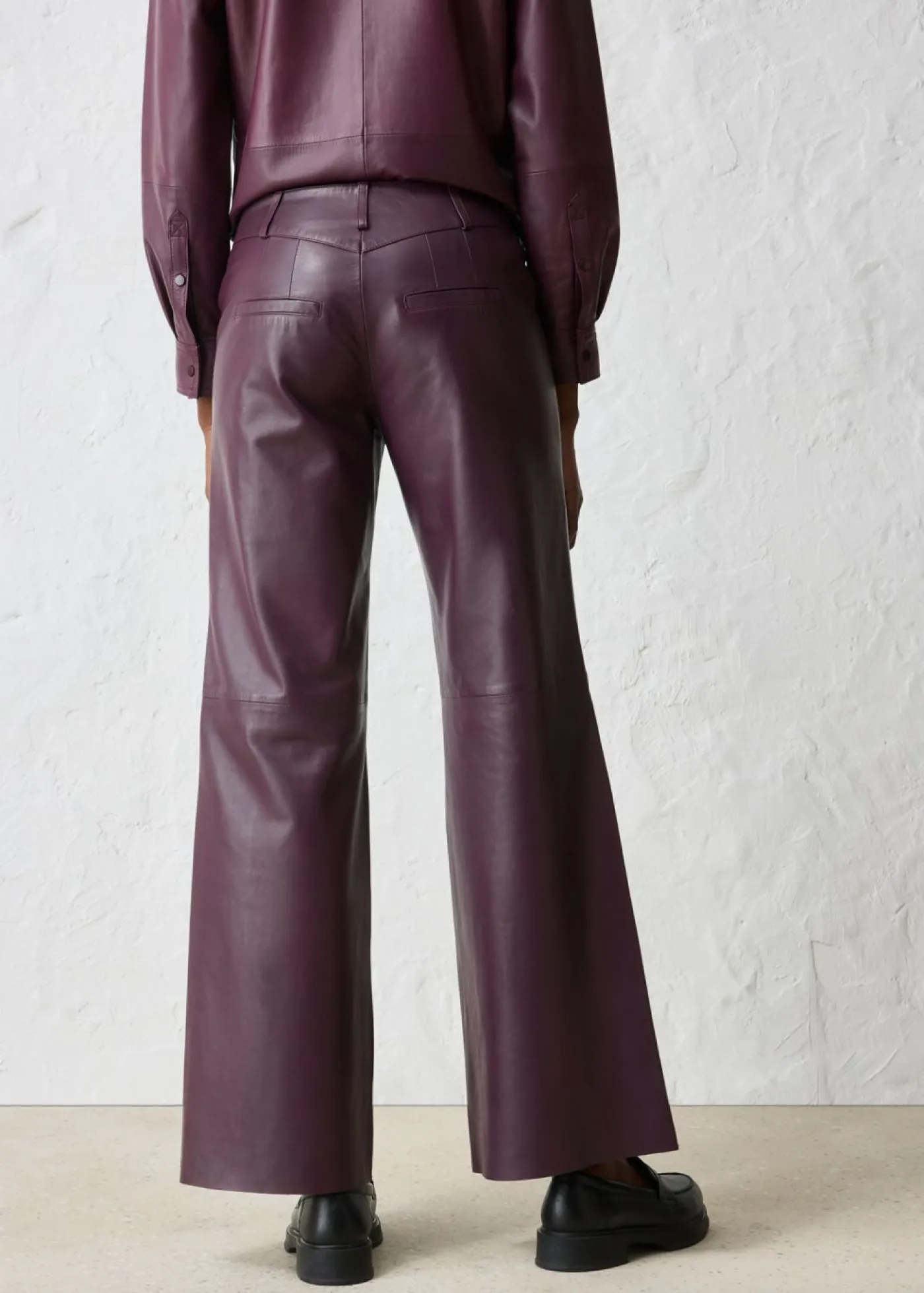 Mujer bonprix bonprix Pantalón Marlene de napa de cordero