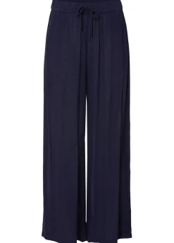 bonprix bonprix Pantalones|Novedades>Pantalón Marlene de viscosa fluida Azul marino