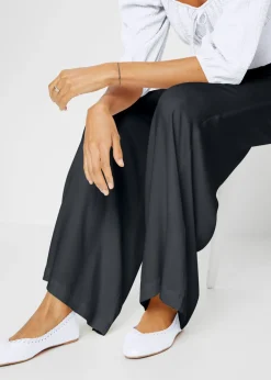 Mujer bonprix bonprix Pantalón Marlene de viscosa ligeramente brillante