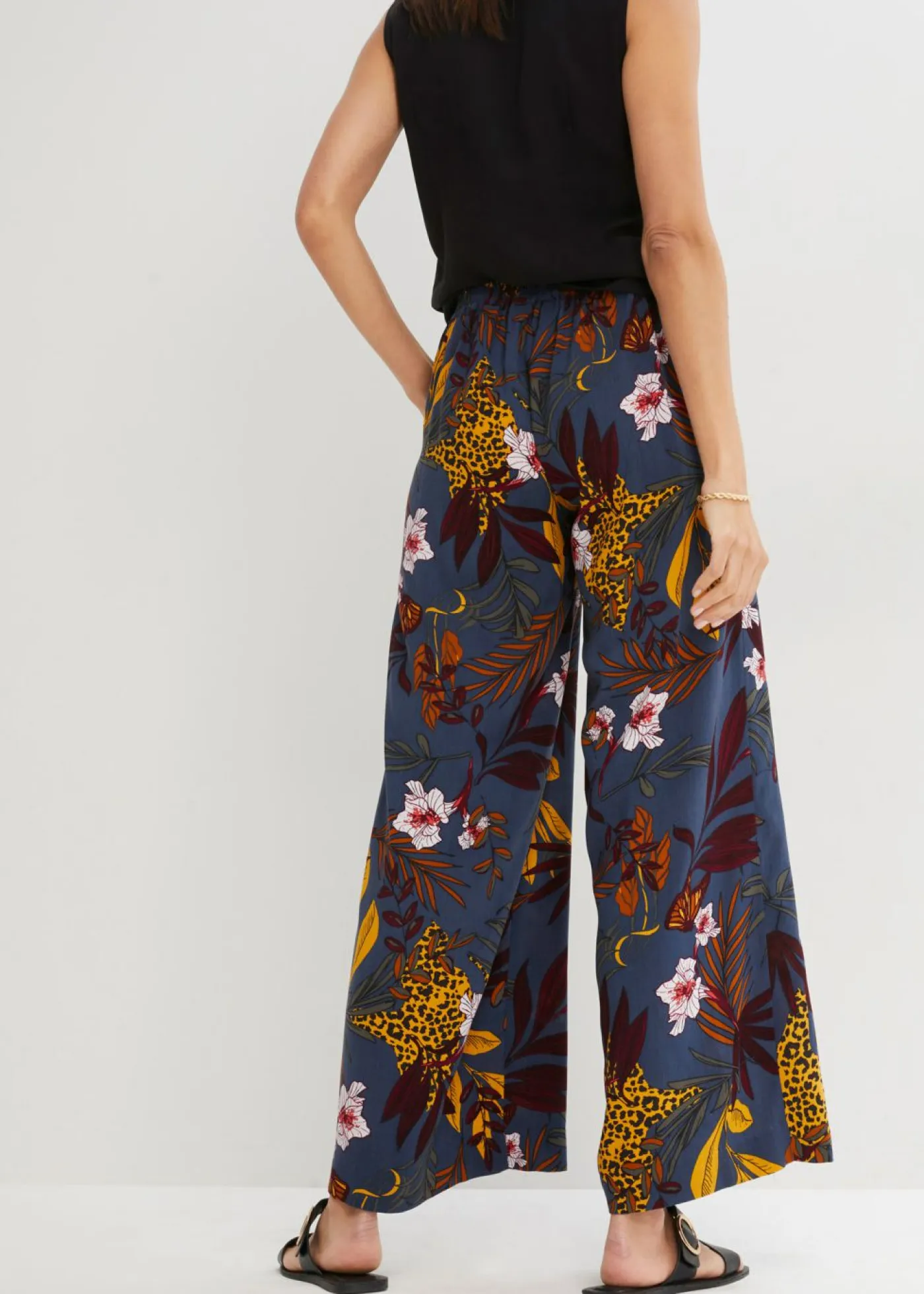 Mujer bonprix bonprix Pantalón Marlene de viscosa pura