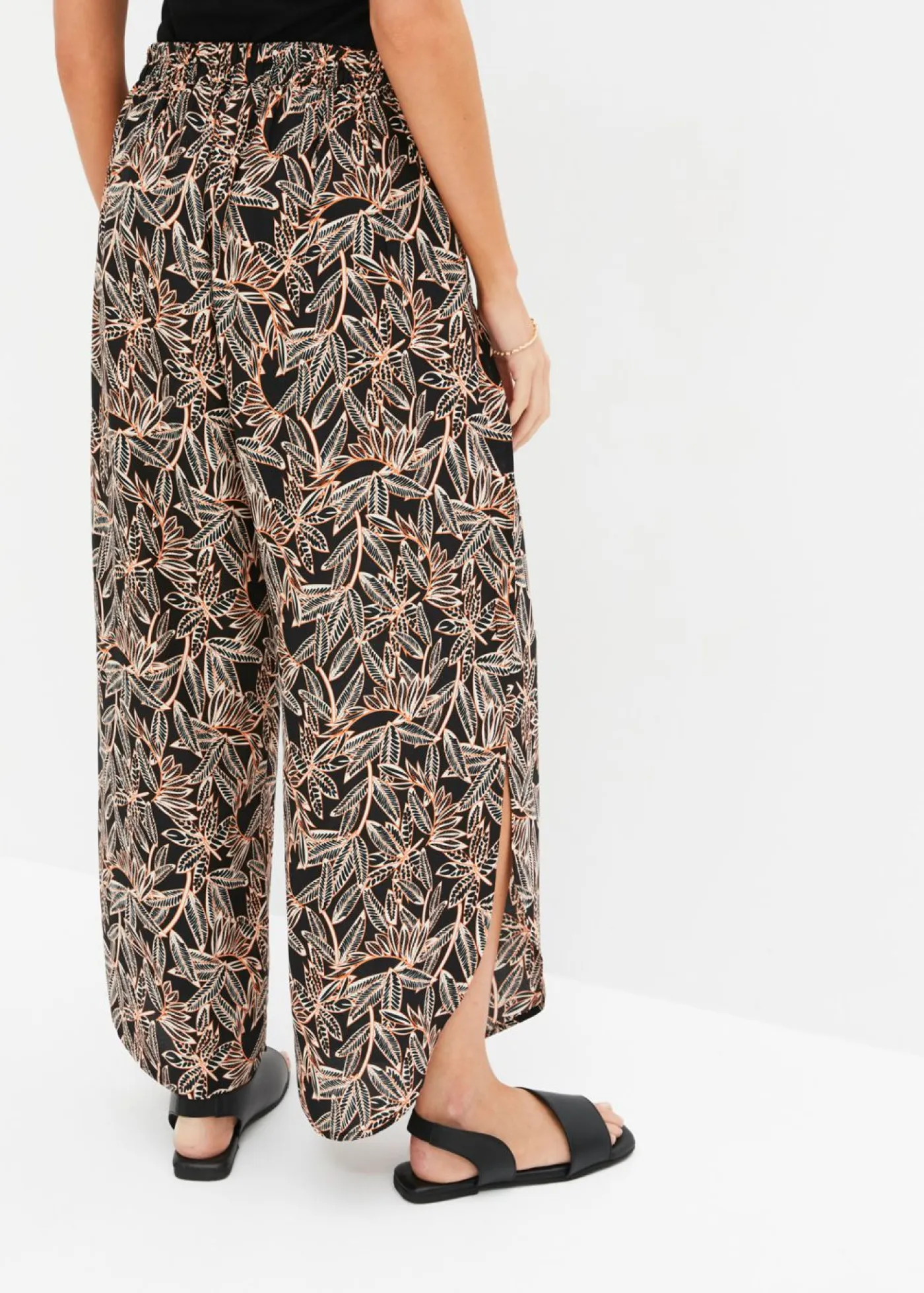 Mujer bonprix bonprix Pantalón palazzo con abertura