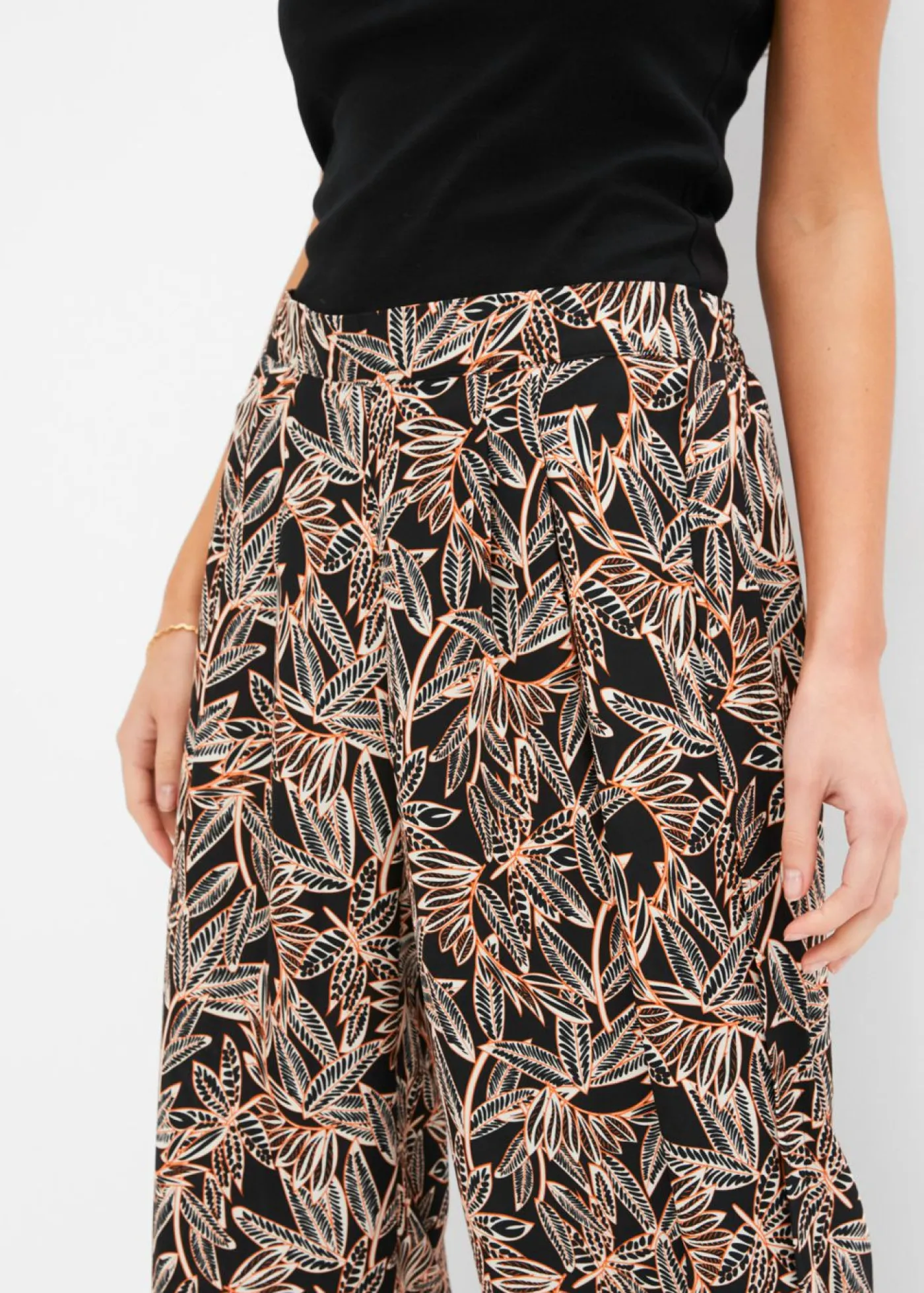 Mujer bonprix bonprix Pantalón palazzo con abertura