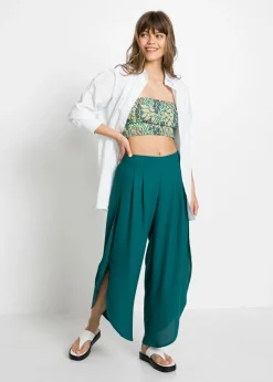 Mujer bonprix bonprix Pantalón palazzo con abertura