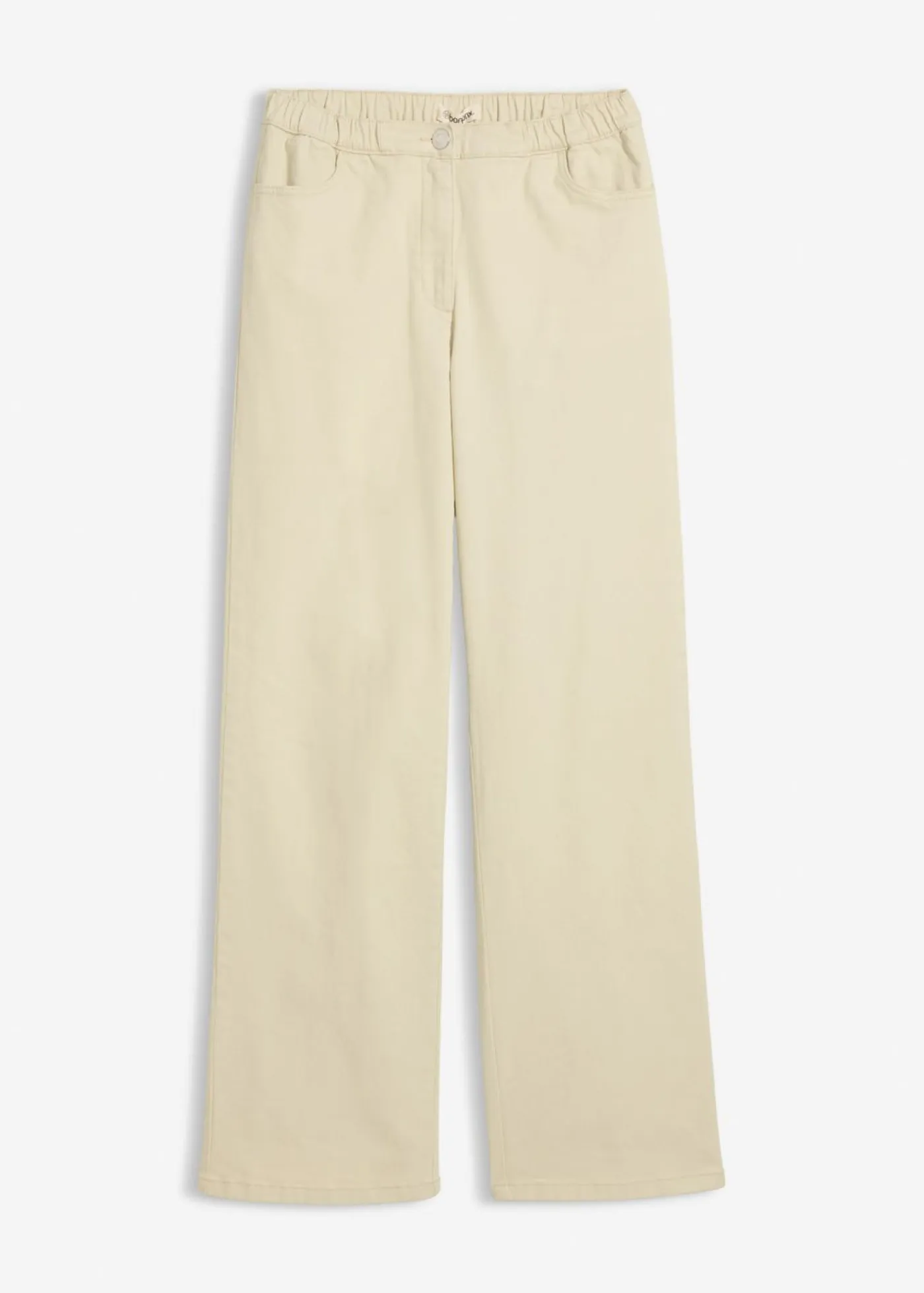Mujer bonprix bonprix Pantalón palazzo con cinturilla cómoda y talle alto