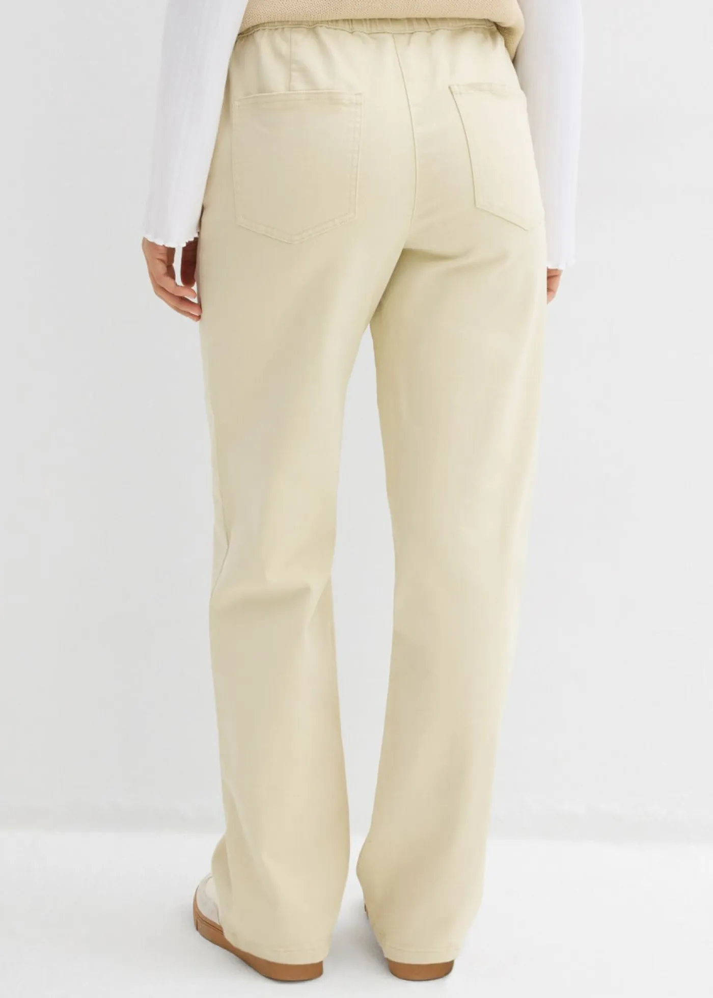 Mujer bonprix bonprix Pantalón palazzo con cinturilla cómoda y talle alto