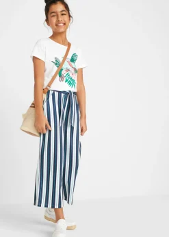 Niños bonprix bonprix Pantalón palazzo con cinturilla elástica