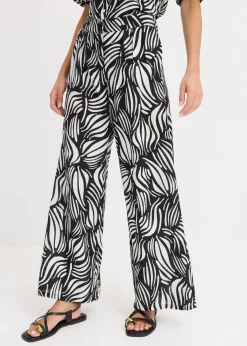 Mujer bonprix bonprix Pantalón palazzo con cintura cómoda