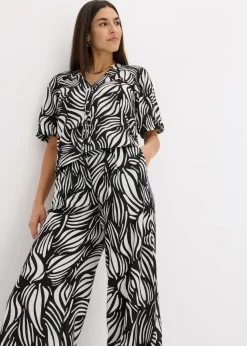 Mujer bonprix bonprix Pantalón palazzo con cintura cómoda