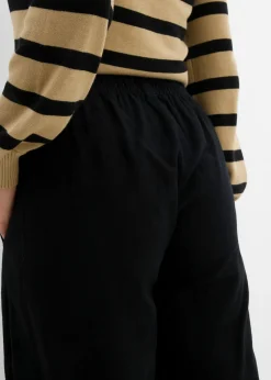 Mujer bonprix bonprix Pantalón palazzo de algodón puro