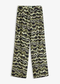 Mujer bonprix bonprix Pantalón palazzo de crepé de viscosa