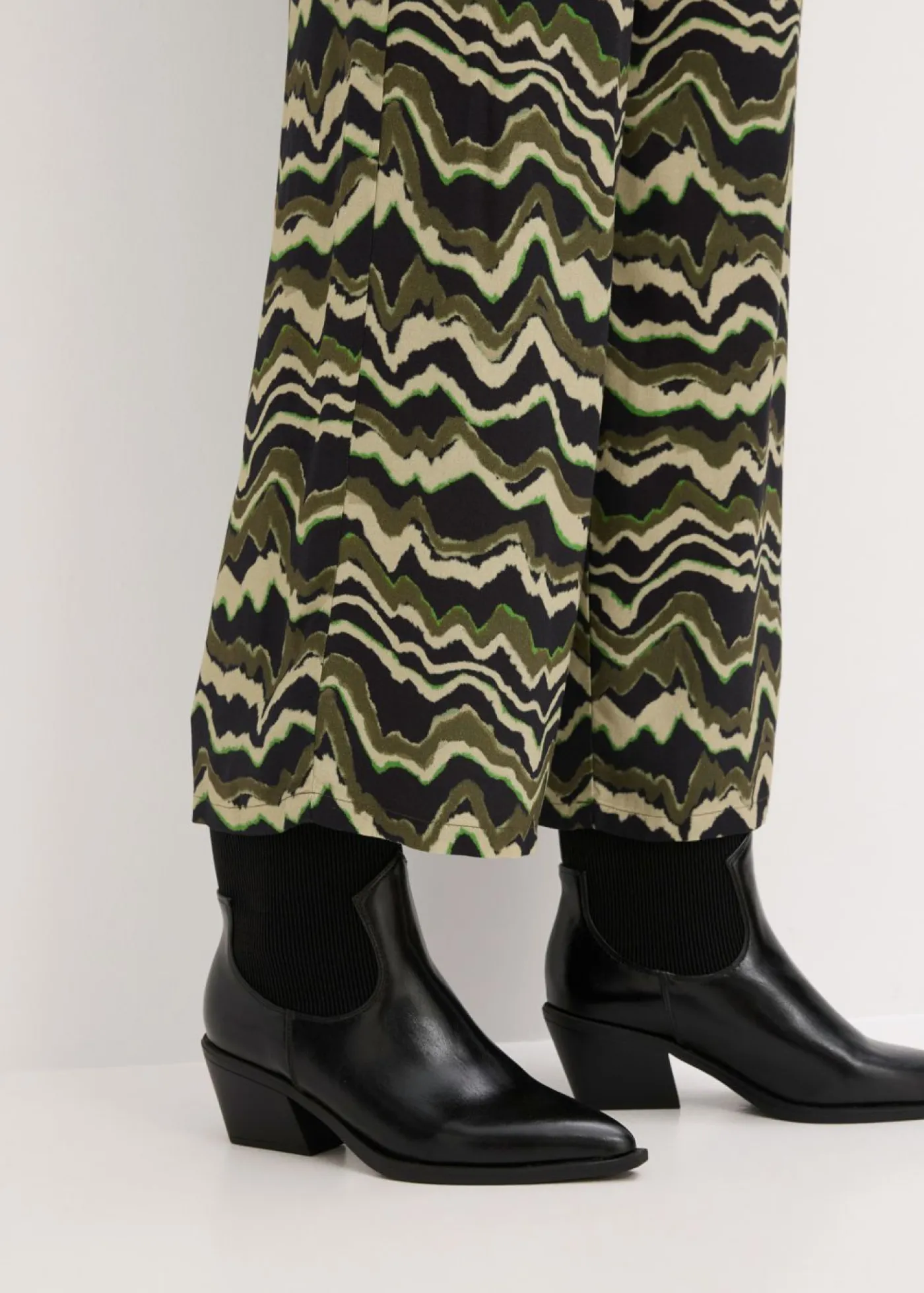 Mujer bonprix bonprix Pantalón palazzo de crepé de viscosa