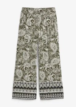 Mujer bonprix bonprix Pantalón palazzo de mezcla suave de viscosa