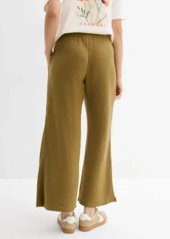 Mujer bonprix bonprix Pantalón palazzo de muselina