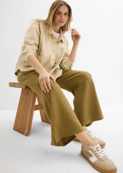 Mujer bonprix bonprix Pantalón palazzo de muselina