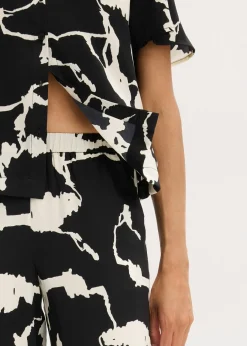 Mujer bonprix bonprix Pantalón palazzo de satén fluido